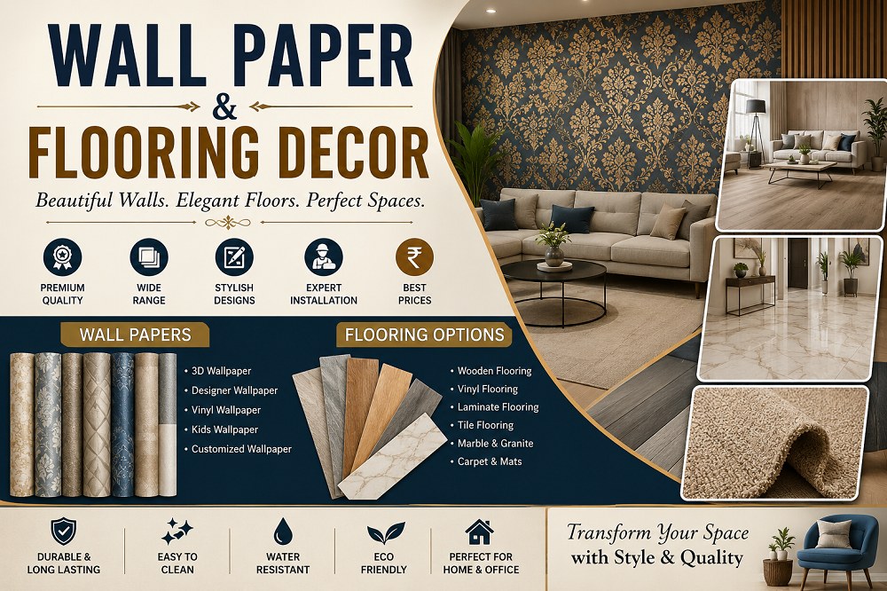 WALL PAPER & FLOORING DECOR SHOWCASE